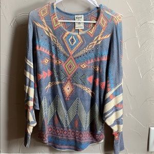 Long sleeve blouse